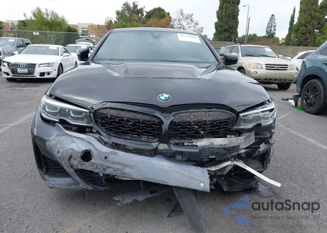 2021 BMW 3 Series M340I из США, поврежденный, VIN 3MW5U7J08M8B57365